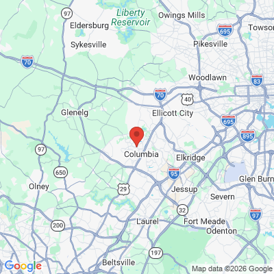 Map to  office in Columbia, MD