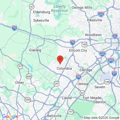 Map to  office in Columbia, MD