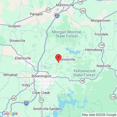 Map to  office in Bloomington, IN