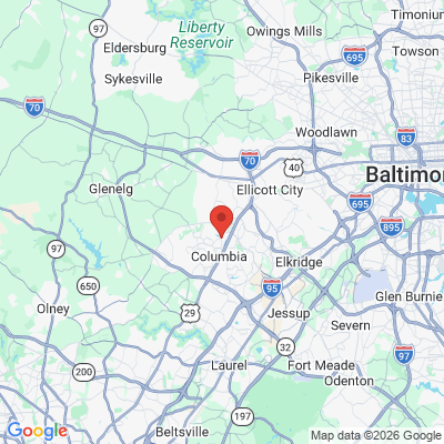 Map to  office in Columbia, MD