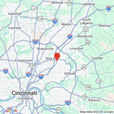 Map to  office in Cincinnati, OH