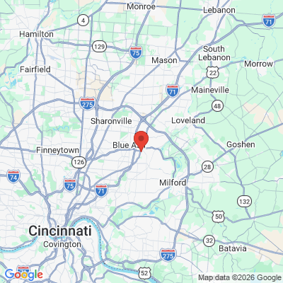 Map to  office in Cincinnati, OH