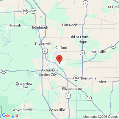 Map to  office in Columbus, IN