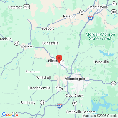 Map to  office in Bloomington, IN