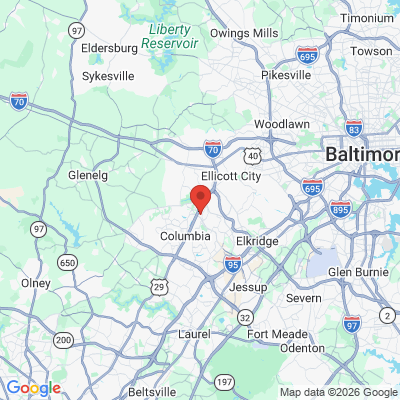 Map to  office in Columbia, MD