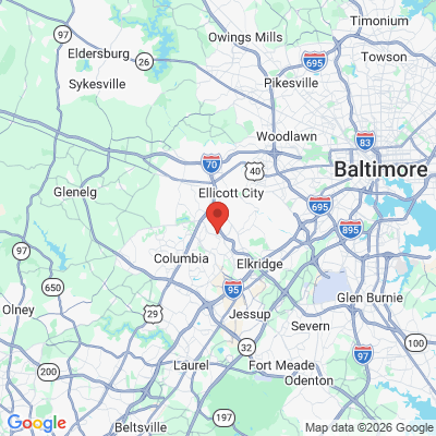 Map to  office in Columbia, MD