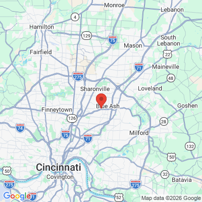 Map to  office in Blue Ash, OH