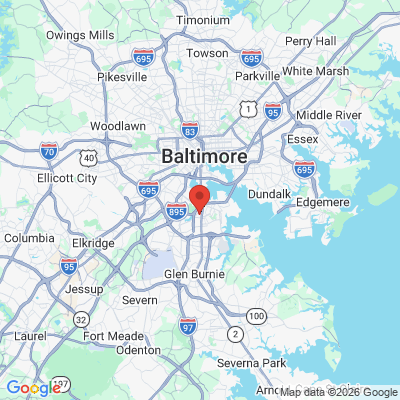 Map to  office in Brooklyn Park, MD