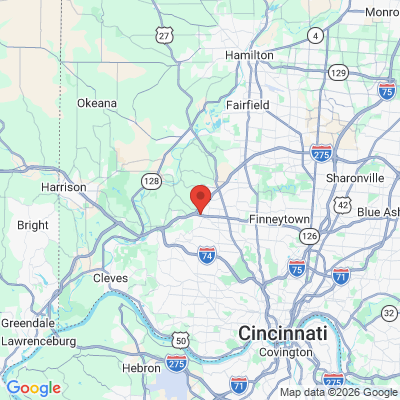 Map to  office in Cincinnati, OH