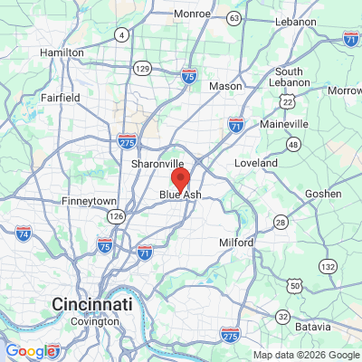 Map to  office in Blue Ash, OH