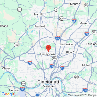 Map to  office in Cincinnati, OH