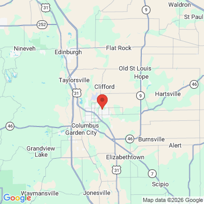 Map to  office in Columbus, IN