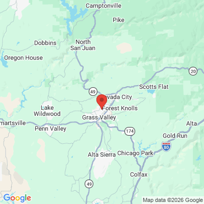 Map to  office in Grass Valley, CA