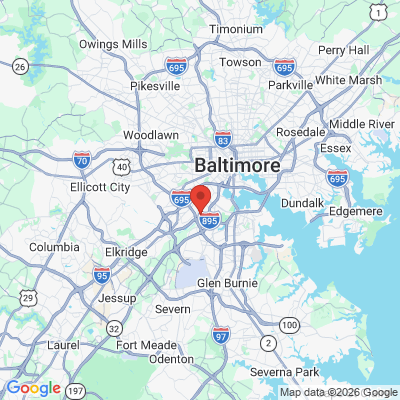 Map to  office in Halethorpe, MD