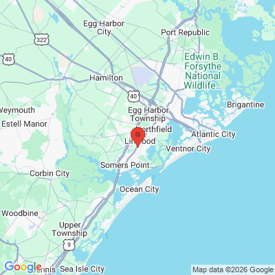 Map to  office in Linwood, NJ