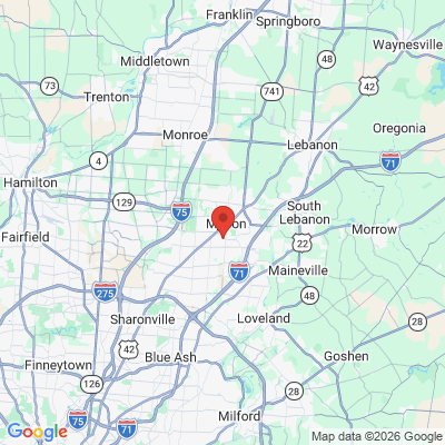 Map to  office in Mason, OH