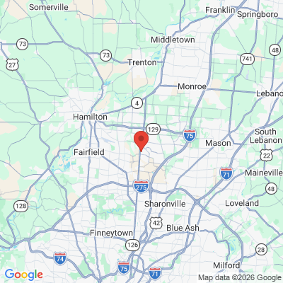 Map to  office in West Chester, OH