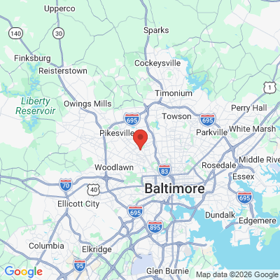 Map to  office in Baltimore, MD