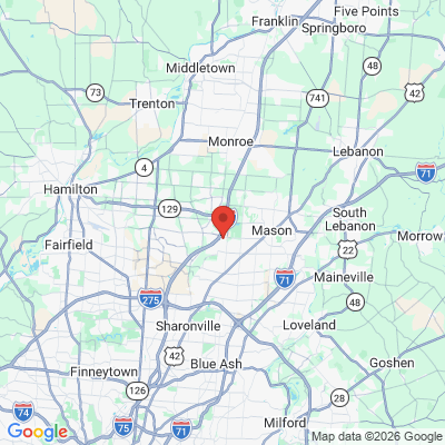 Map to  office in West Chester, OH