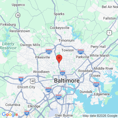Map to  office in Baltimore, MD