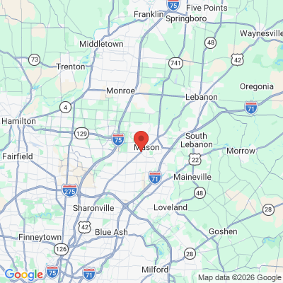 Map to  office in Mason, OH