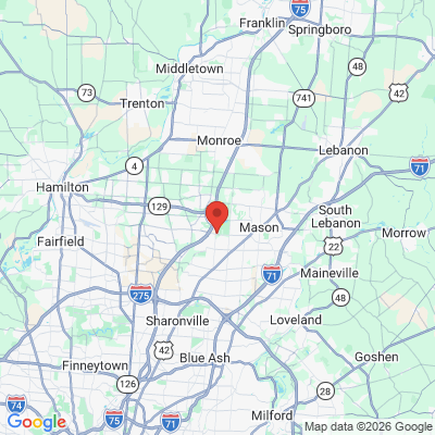 Map to  office in West Chester, OH