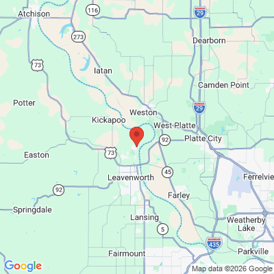 Map to  office in Fort Leavenworth, KS