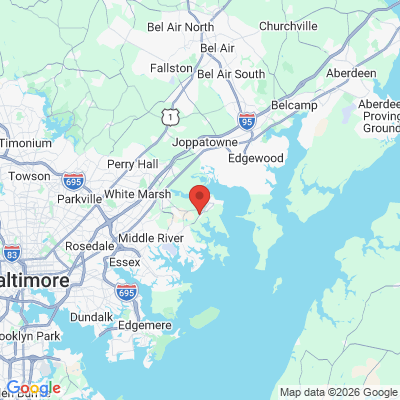 Map to  office in Middle River, MD