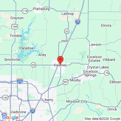 Map to  office in Kearney, MO