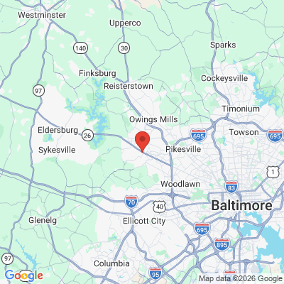 Map to  office in Randallstown, MD