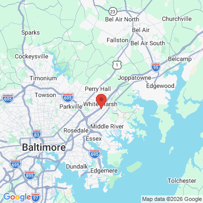 Map to  office in Nottingham, MD