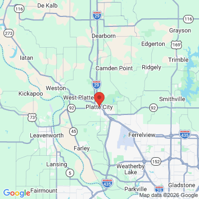 Map to  office in Platte City, MO
