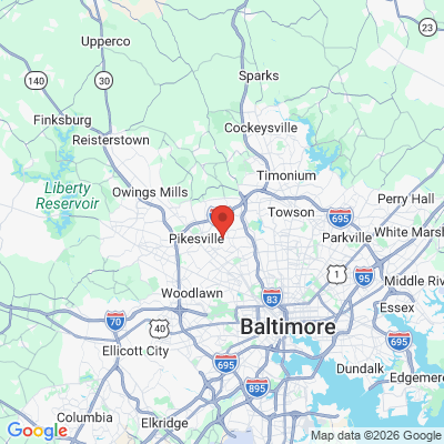 Map to  office in Baltimore, MD