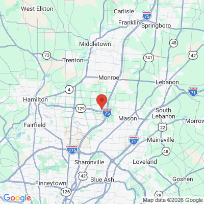 Map to  office in Township Of Liberty, OH