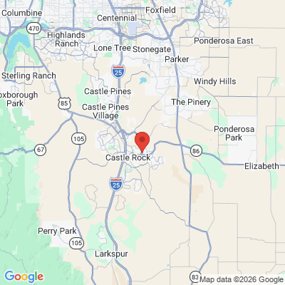 Map to  office in Castle Rock, CO
