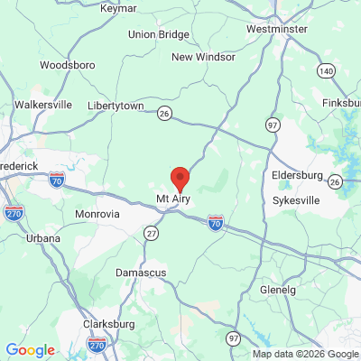 Map to  office in Mount Airy, MD