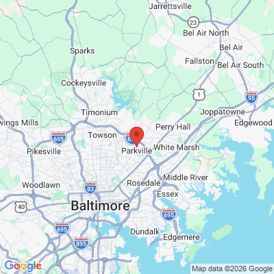 Map to  office in Parkville, MD