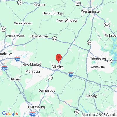 Map to  office in Mount Airy, MD