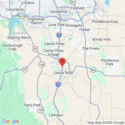 Map to  office in Castle Pines, CO