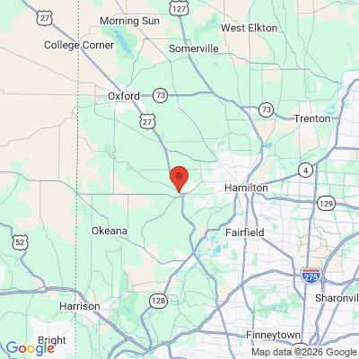 Map to  office in Hamilton, OH