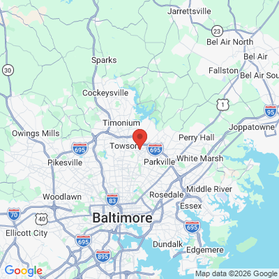 Map to  office in Towson, MD