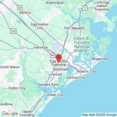 Map to  office in Egg Harbor, NJ