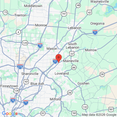 Map to  office in Maineville, OH