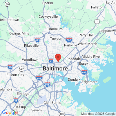 Map to  office in Baltimore, MD