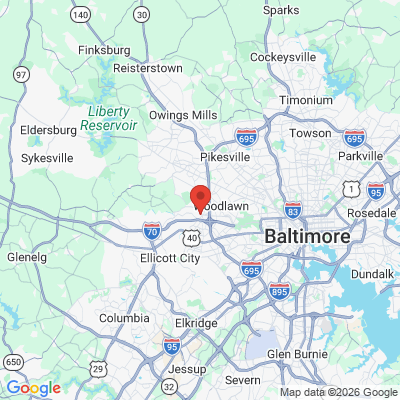 Map to  office in Baltimore, MD