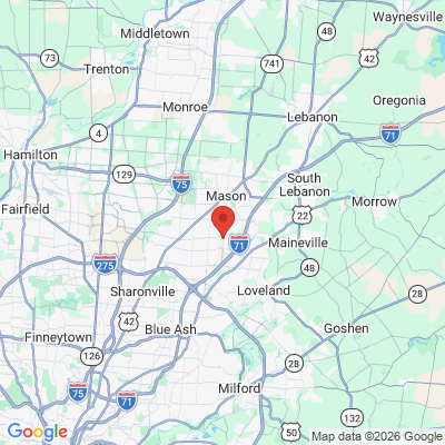 Map to  office in Mason, OH