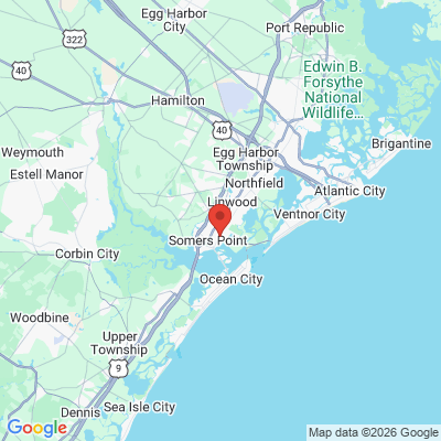 Map to  office in Somers Point, NJ
