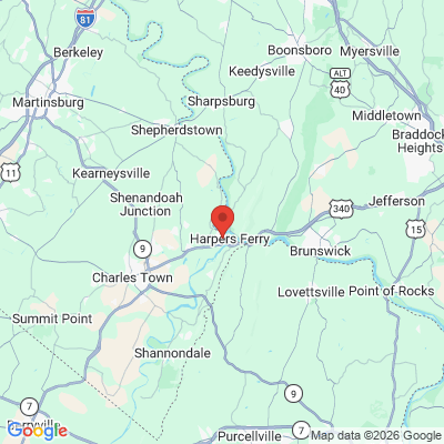 Map to  office in Harpers Ferry, WV
