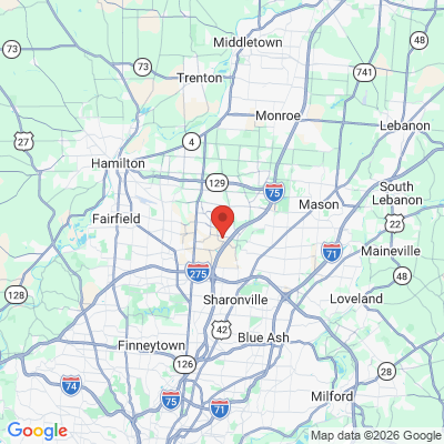 Map to  office in West Chester, OH