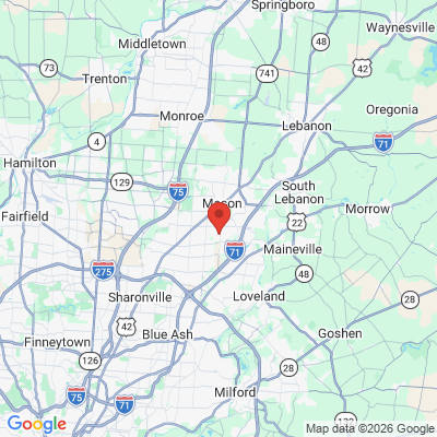 Map to  office in Mason, OH